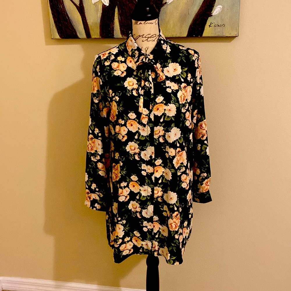 COPY - Floral button down dress